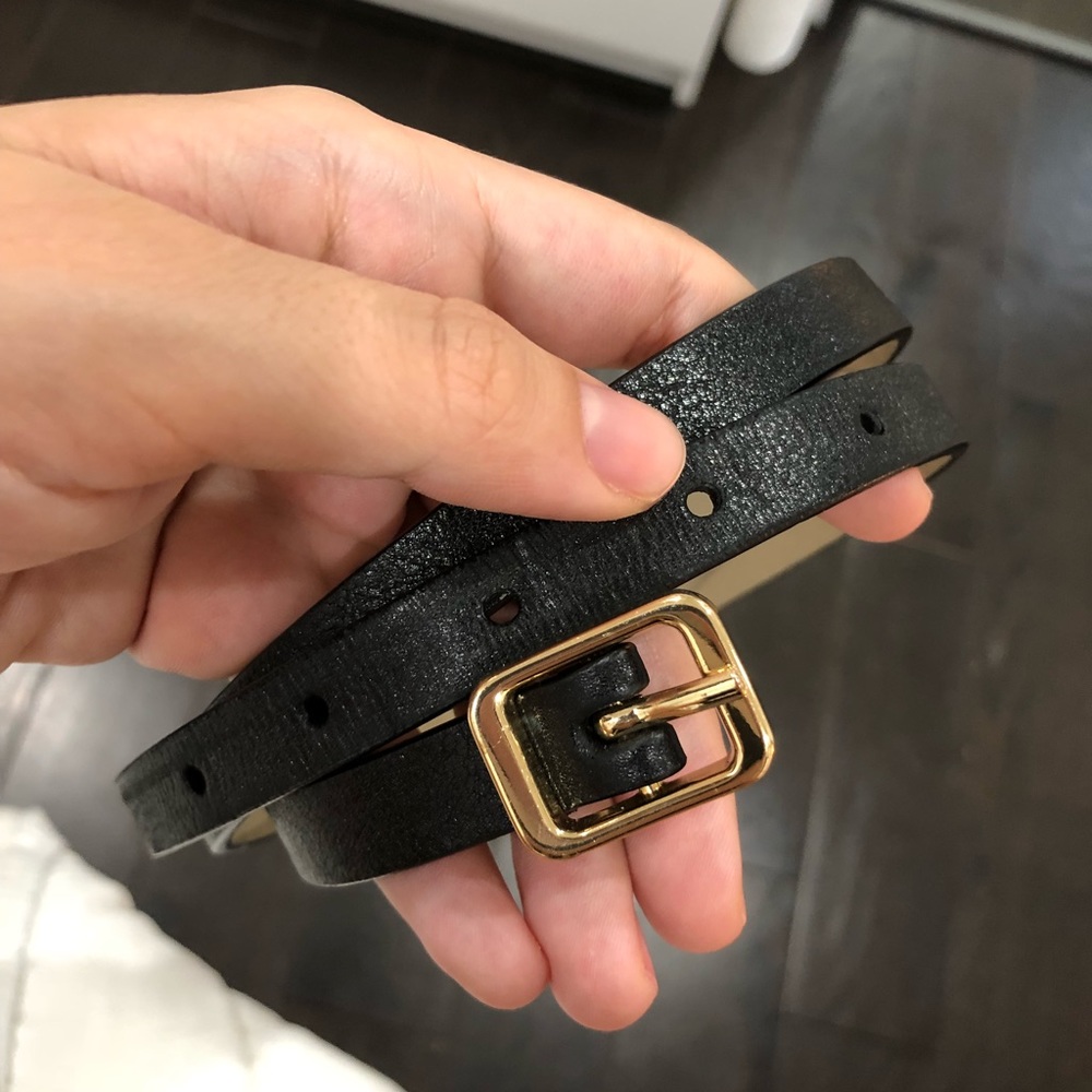 Ann Taylor Skinny Leather Belt